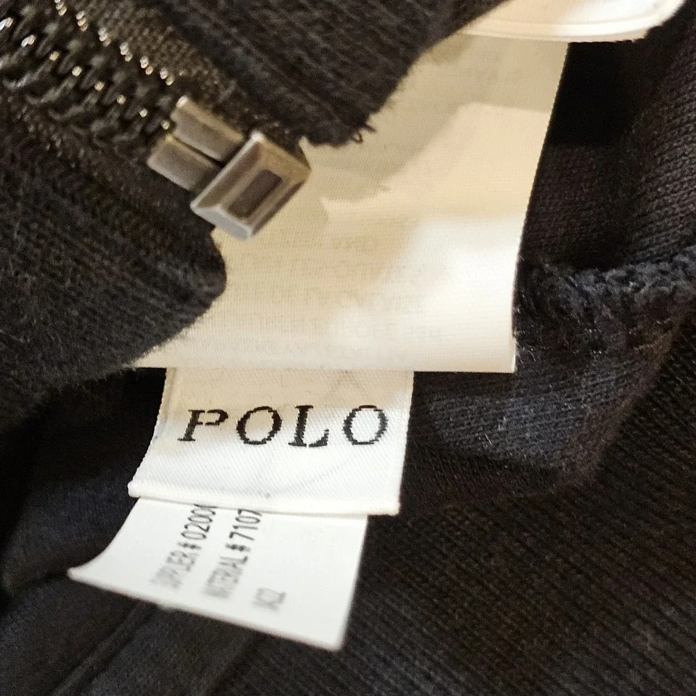 Polo Ralph Lauren Mens M 175/96A Zip Activewear Jacket Zip Pockets Red Pony Logo